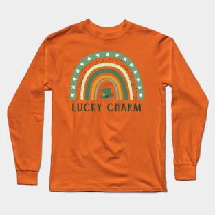 Lucky Charm Boho Rainbow © GraphicLoveShop Long Sleeve T-Shirt